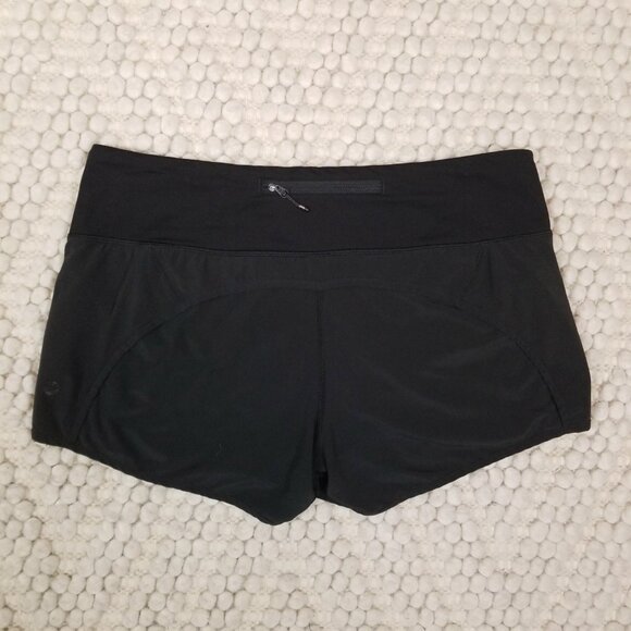 Lululemon Run Times Short *4-way Stretch 4" Black Sz 8 - Picture 3 of 5